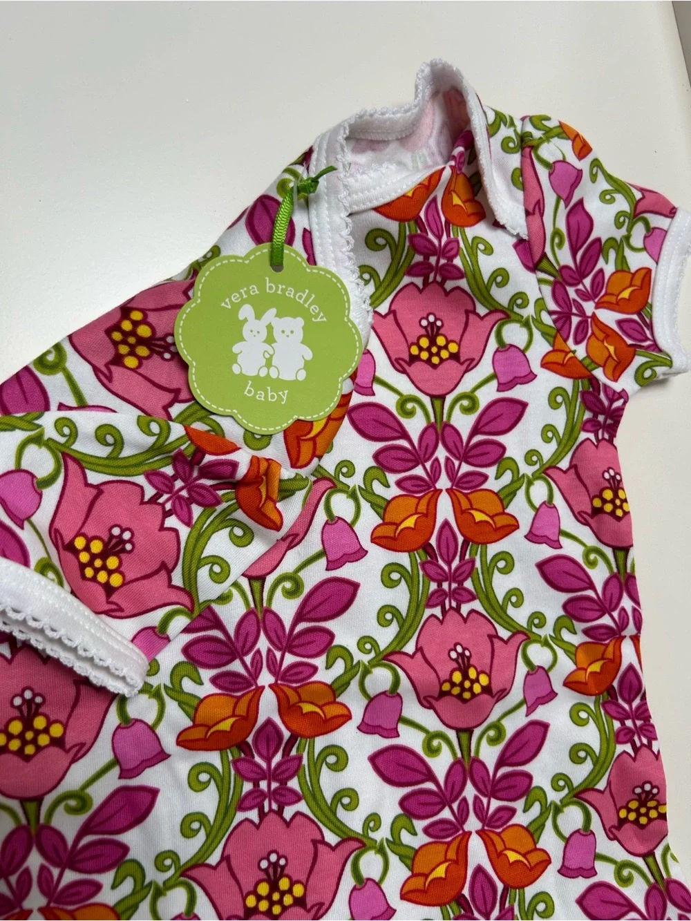 NWT Vera Bradley Lilli Bell Ruffled Onesie